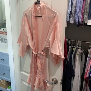 Victoria Secret Pink Ruffle Robe